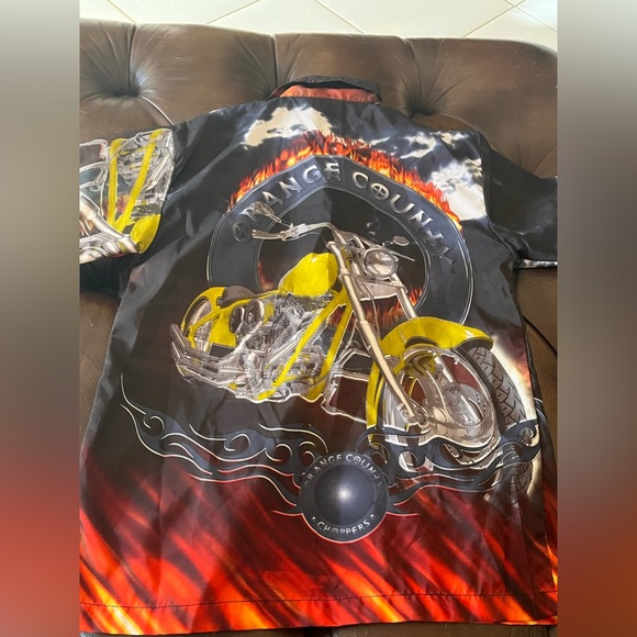 Dcc choppers, med motorcycle shirt, button-down boys. - Picture 5 of 7
